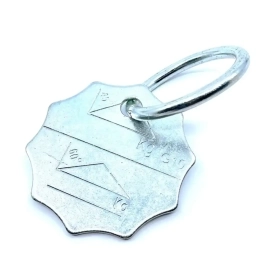 Identifikační štítek k řetězovým úvazkem tr.10